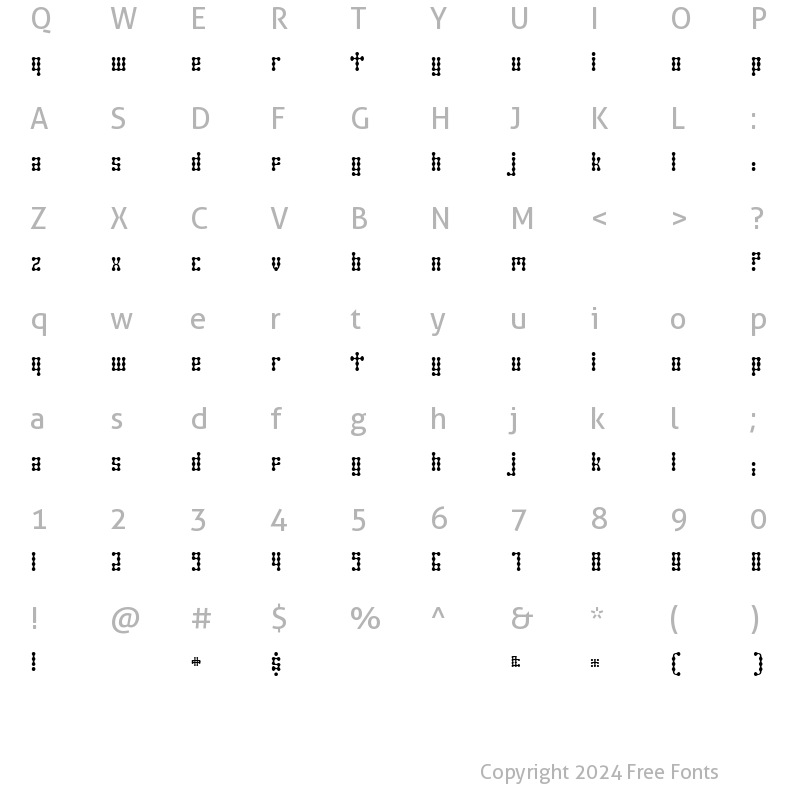 Character Map of Skeletor Stance Regular