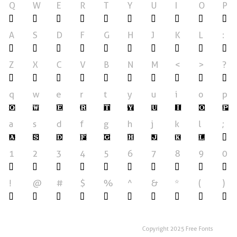 Character Map of Smargana Dealing