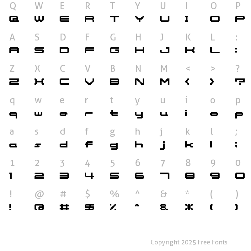 Character Map of somybmp06_12 Regular