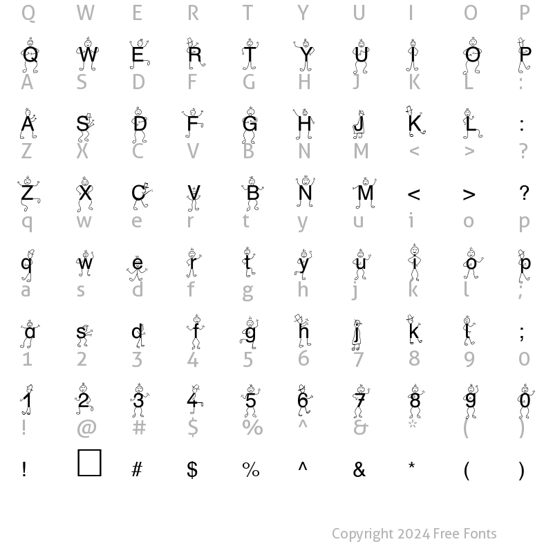 Character Map of SP DR HH 3 DB Normal