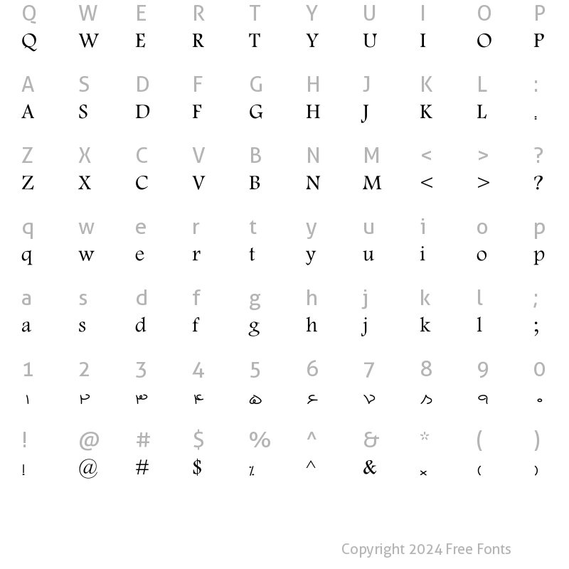 Character Map of Sp_Paatch Bold