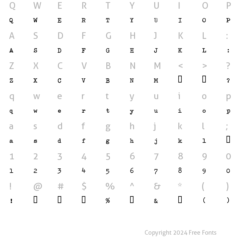 Character Map of Splendid 66 Bold