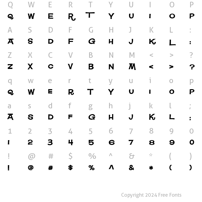 Character Map of Square Meal Hearty Medium