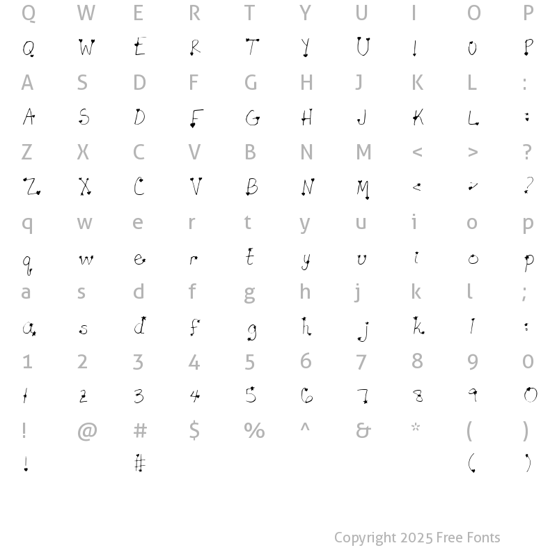 Character Map of Star-Crossed Lovers Light