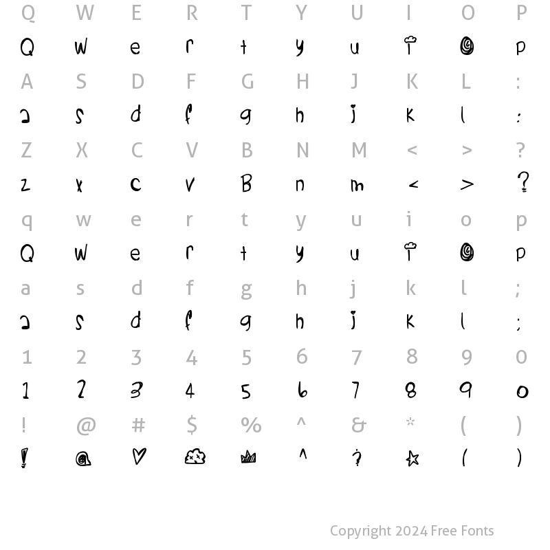 Character Map of Starlight Medium