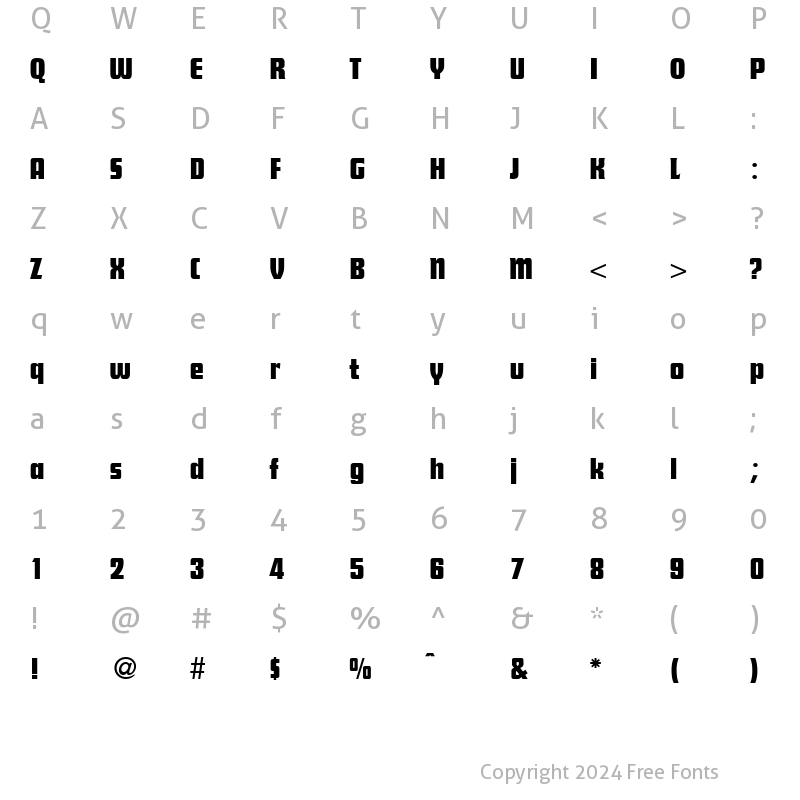 Character Map of SteileFunction Regular