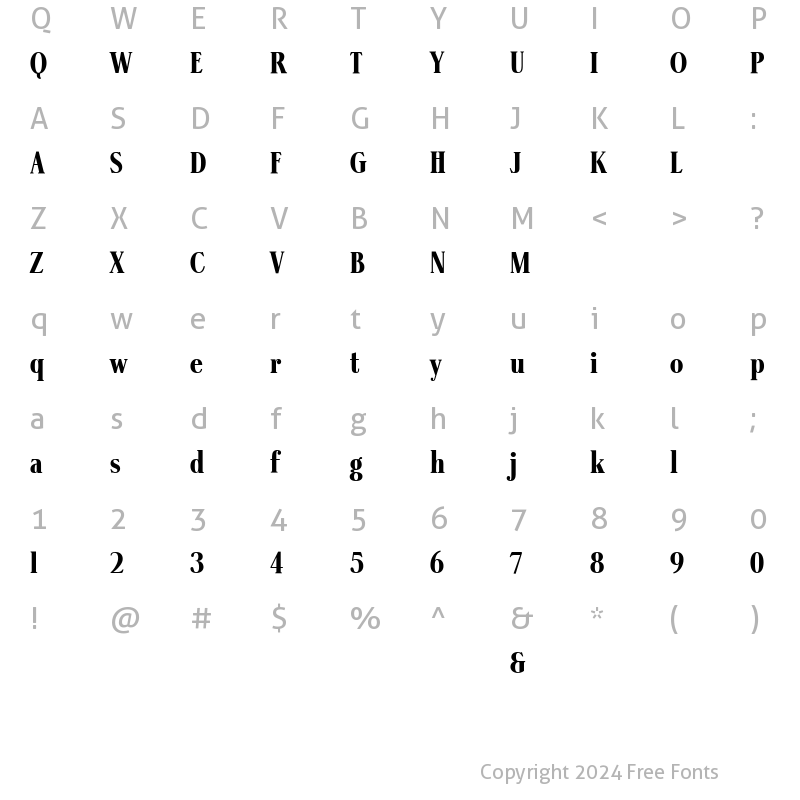 Character Map of SteppITC-Ultra xPDF Regular