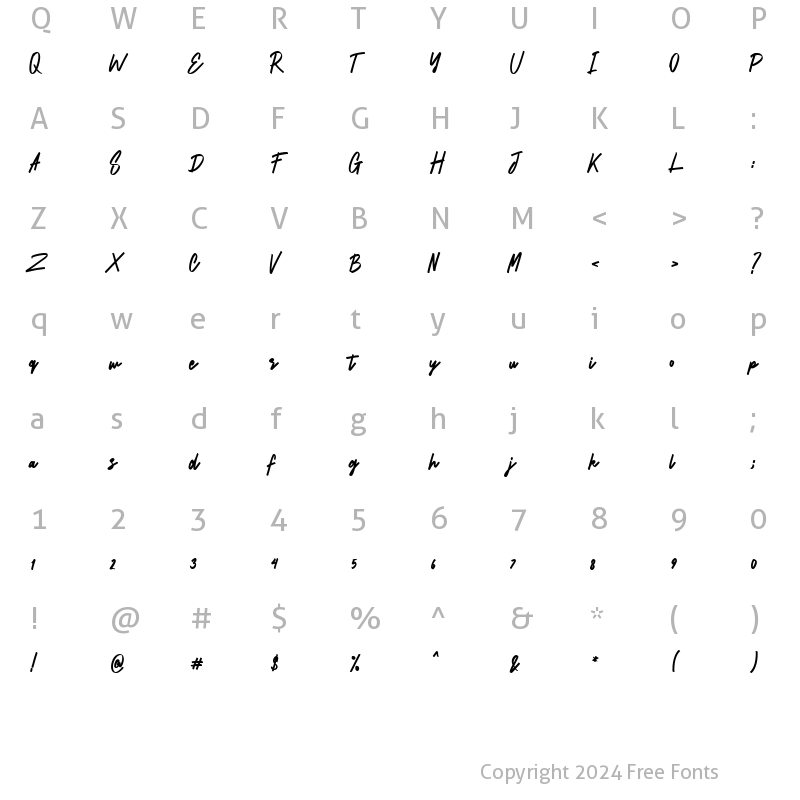 Character Map of Stereoflows Regular