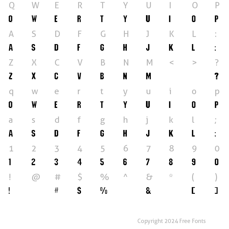 Character Map of Strathmelli-Lig Regular