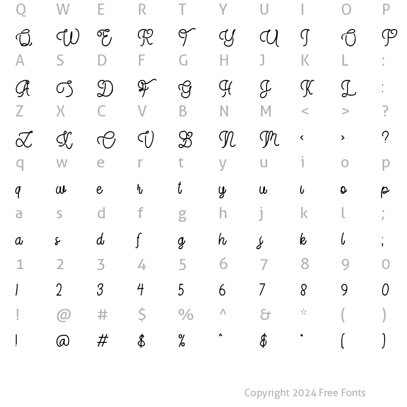 Character Map of Stringlabs Regular