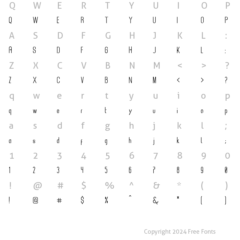 Character Map of Sttorylink regular Bold