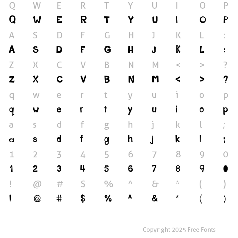 Character Map of Student Headline Student Headline Regular