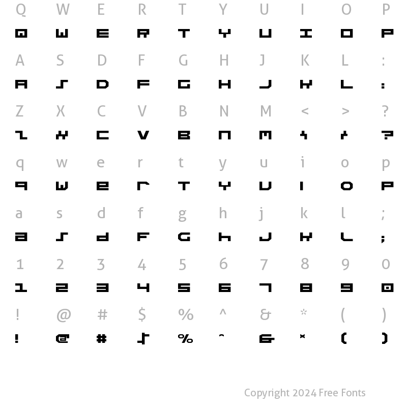 Character Map of Stuntman Expanded Expanded