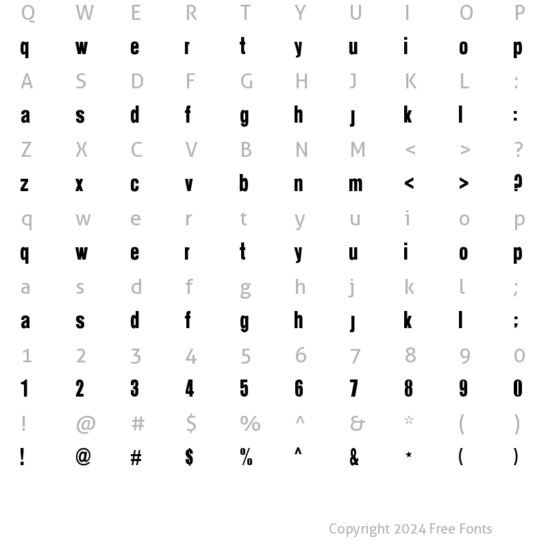 Character Map of suede Bold