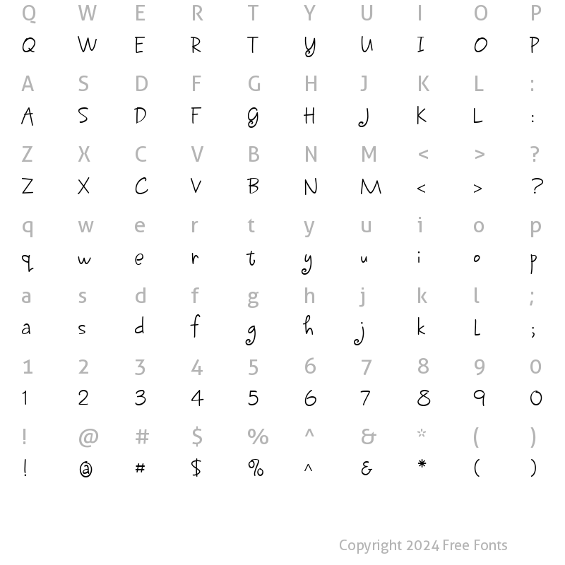 Character Map of Sunnydale Regular