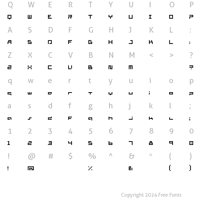 Character Map of supersimple  regular supersimple  regular