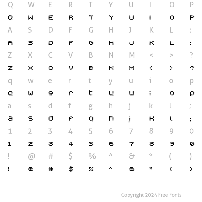 Character Map of SynkroV03 Regular