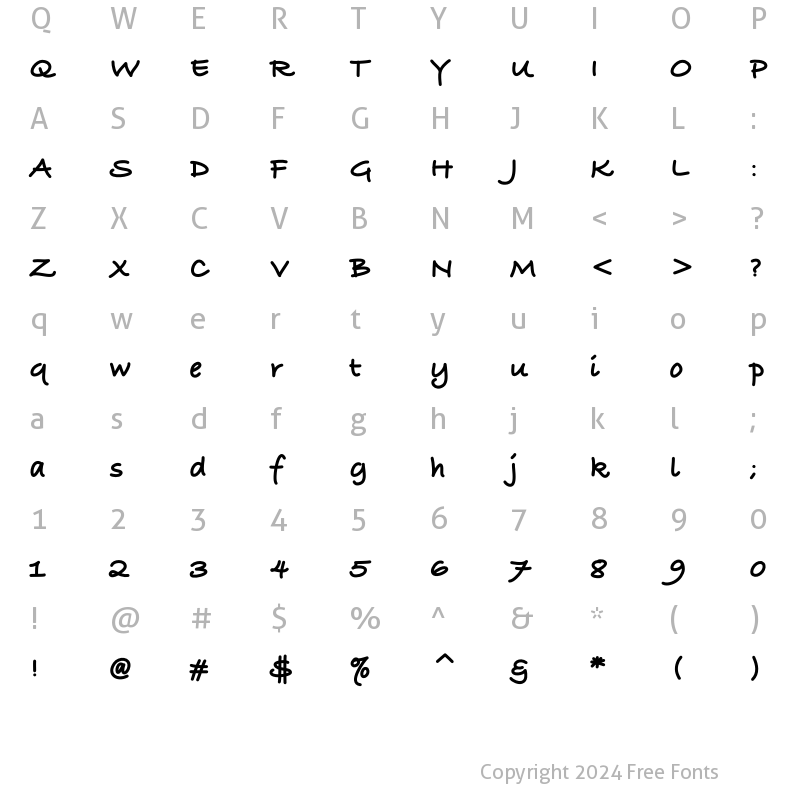 Character Map of takeiteasy Medium