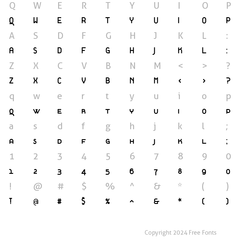 Character Map of TantalusBoldSmallCaps Regular