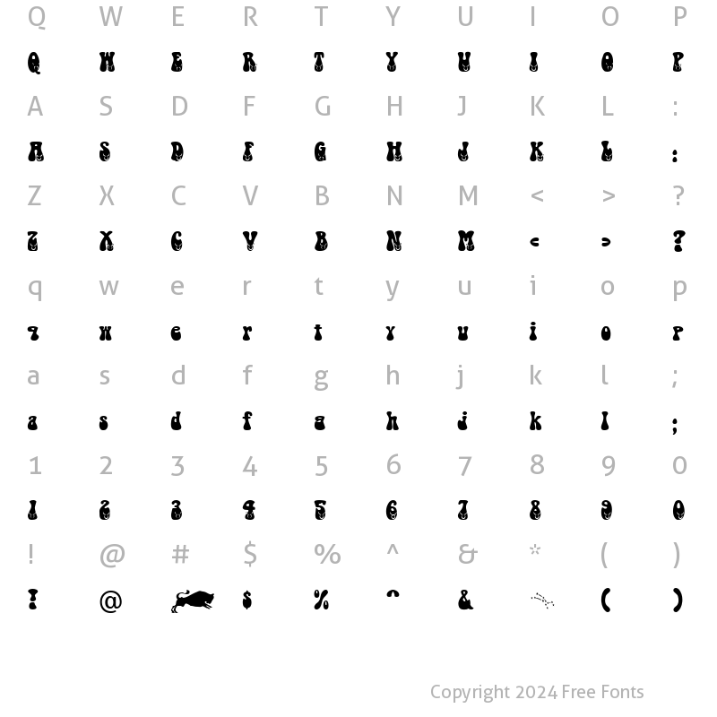 Character Map of Taurus Becker Normal