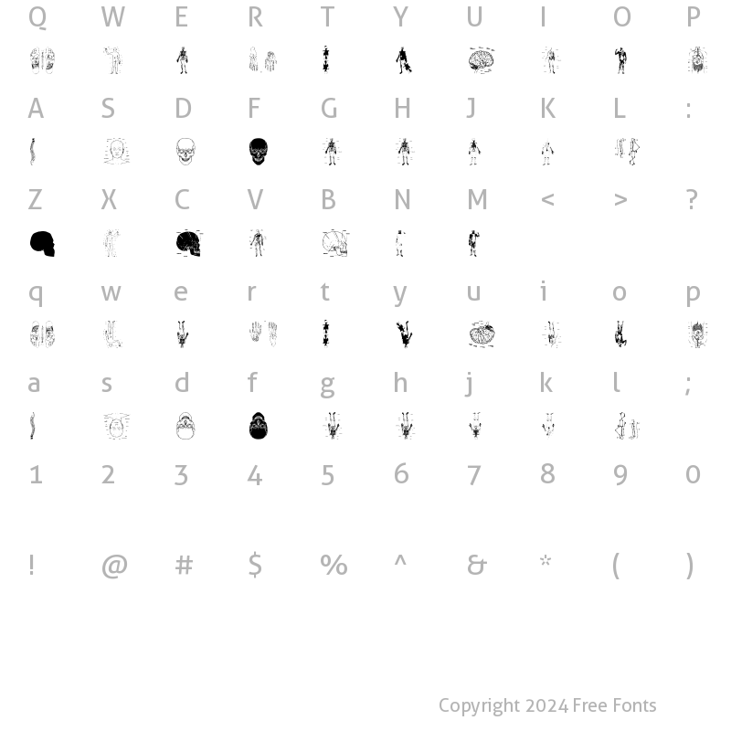 Character Map of TaxTaxation Regular