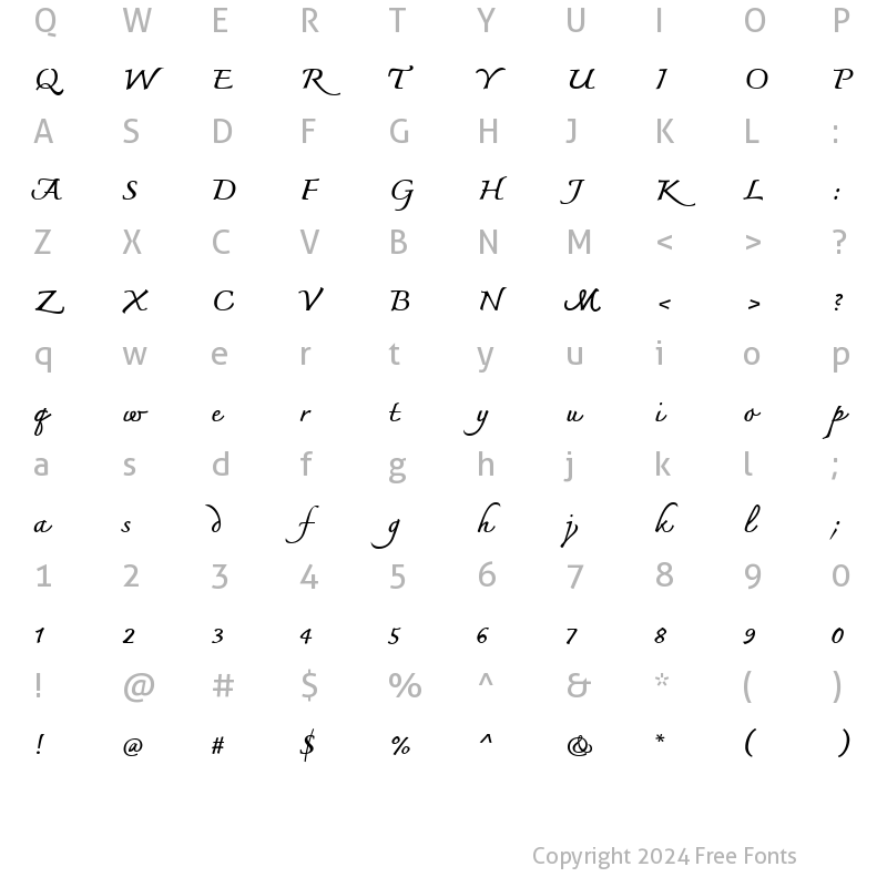 Character Map of TH Charmonman Bold