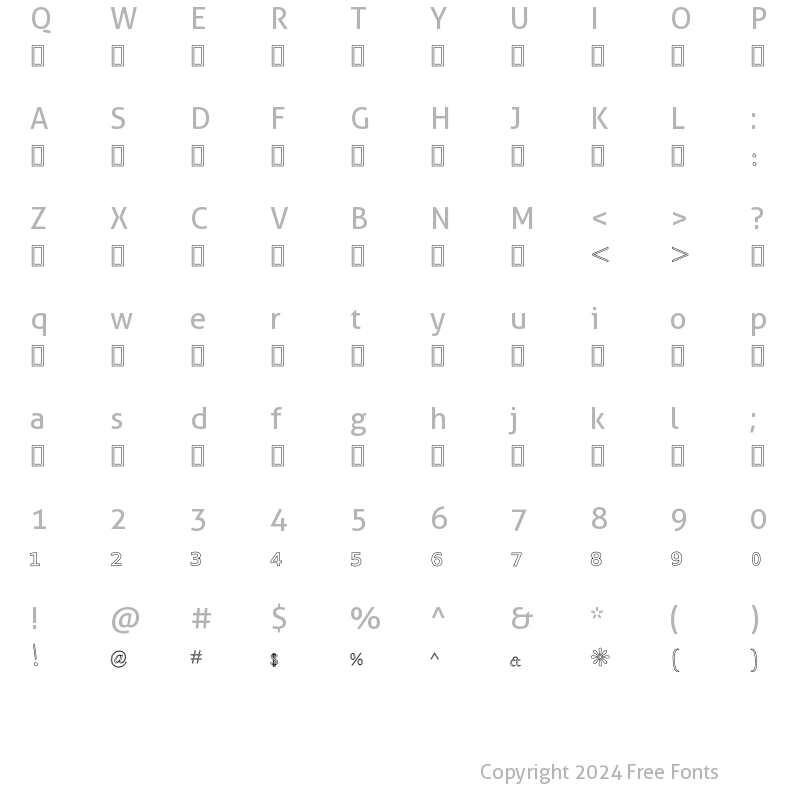 Character Map of THARWATEMARARUQAAhollow ?