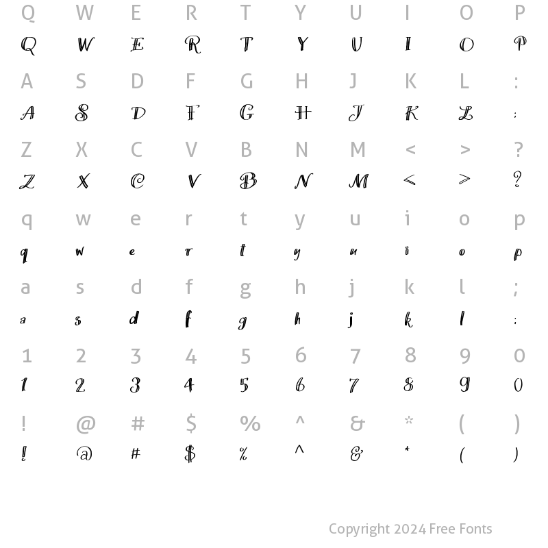 Character Map of Thehunter Medium