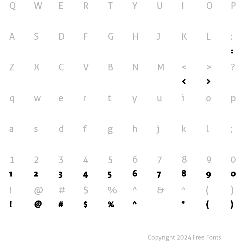 Character Map of TheMixArab Black