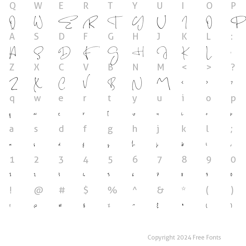 Character Map of Tim Tamsoh  Alt. 2 Regular