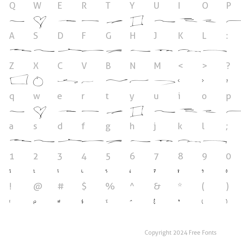 Character Map of Tim Tamsoh  Swashes Regular