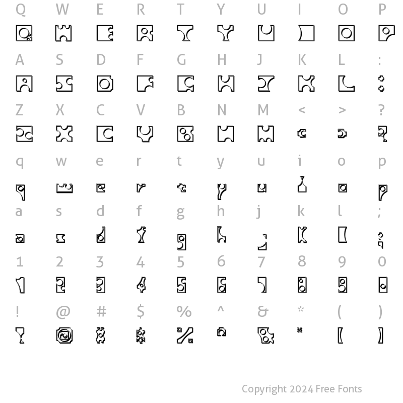 Character Map of Toolego-Walled Regular