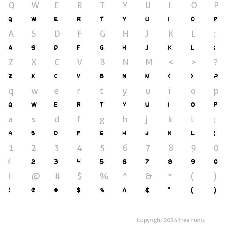 Character Map of Toon Town Industrial Cond Cond