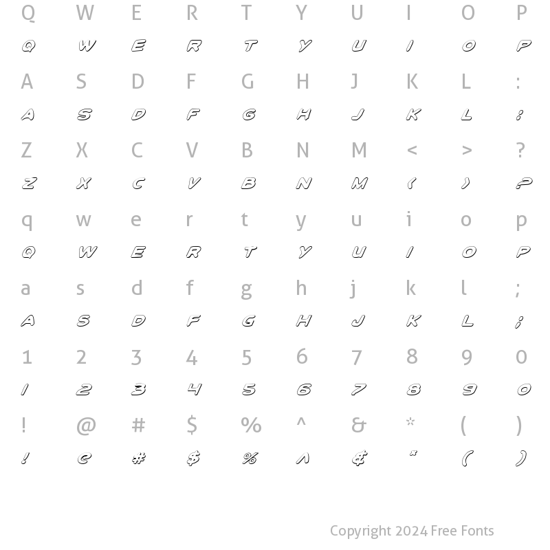 Character Map of Toon Town Industrial Shad Ital Shad Ital