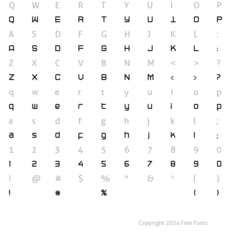 Character Map of TRACEROUTE Regular