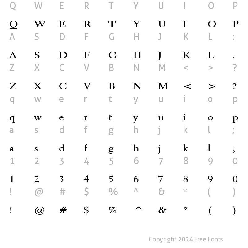 Character Map of Transit 2 Wide Bold