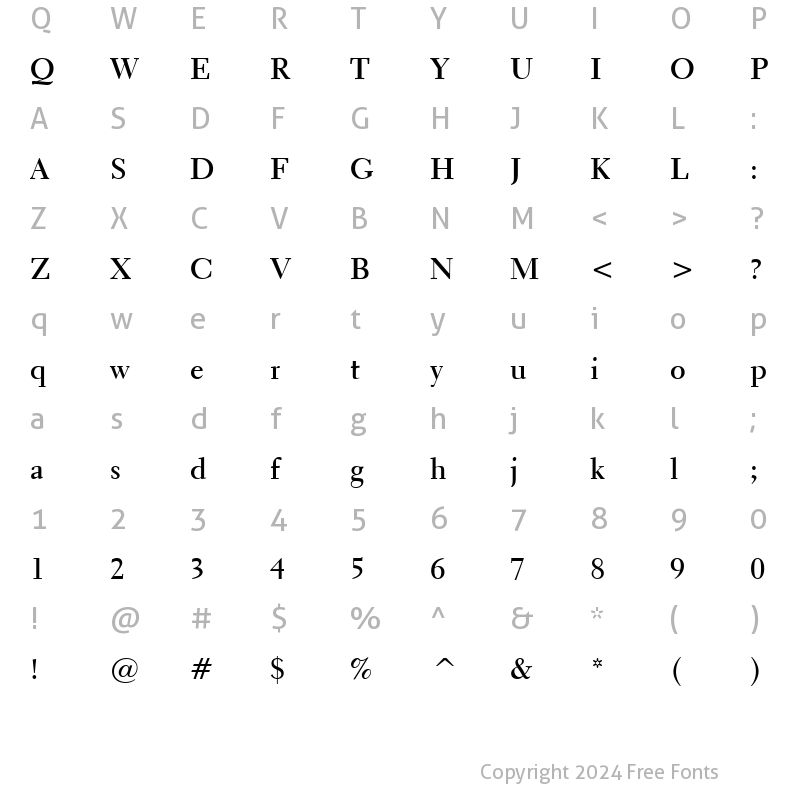 Character Map of Transit521 BT Bold