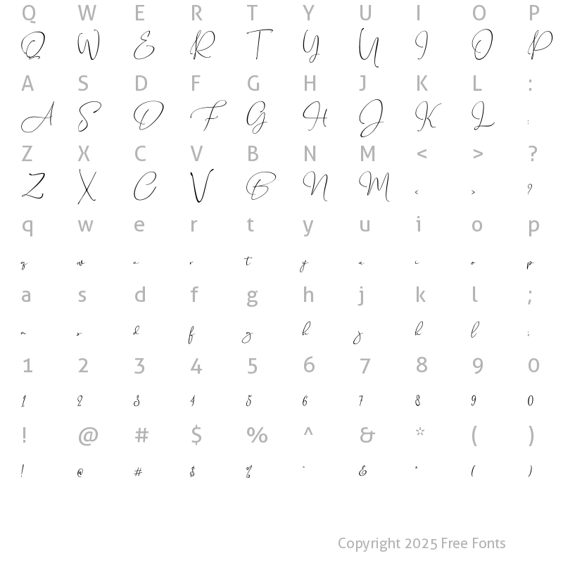 Character Map of Travel Soulmates Signature Regular