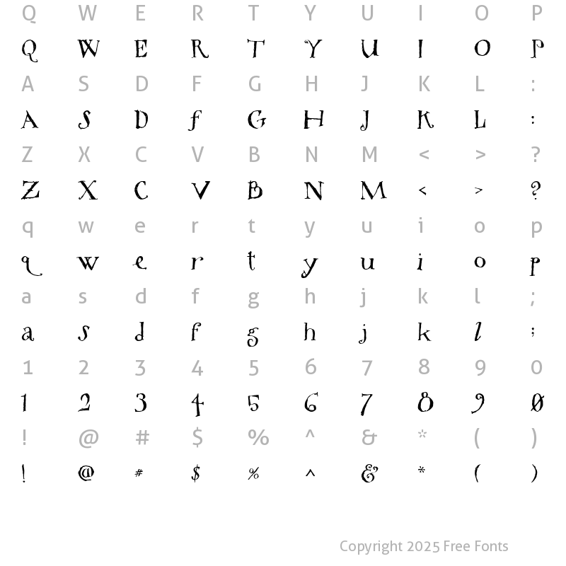 Character Map of Tree Boxelder Boxelder