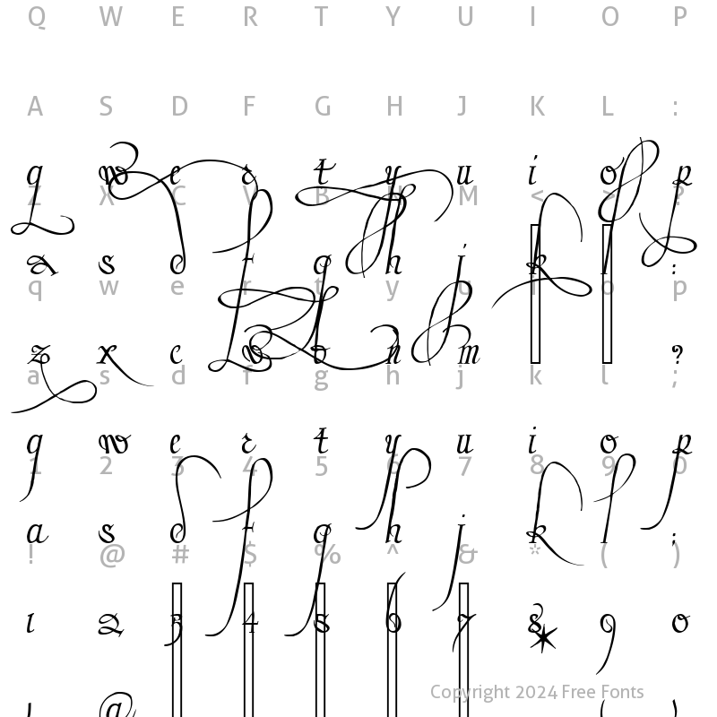 Character Map of TrinculoAlternate Regular