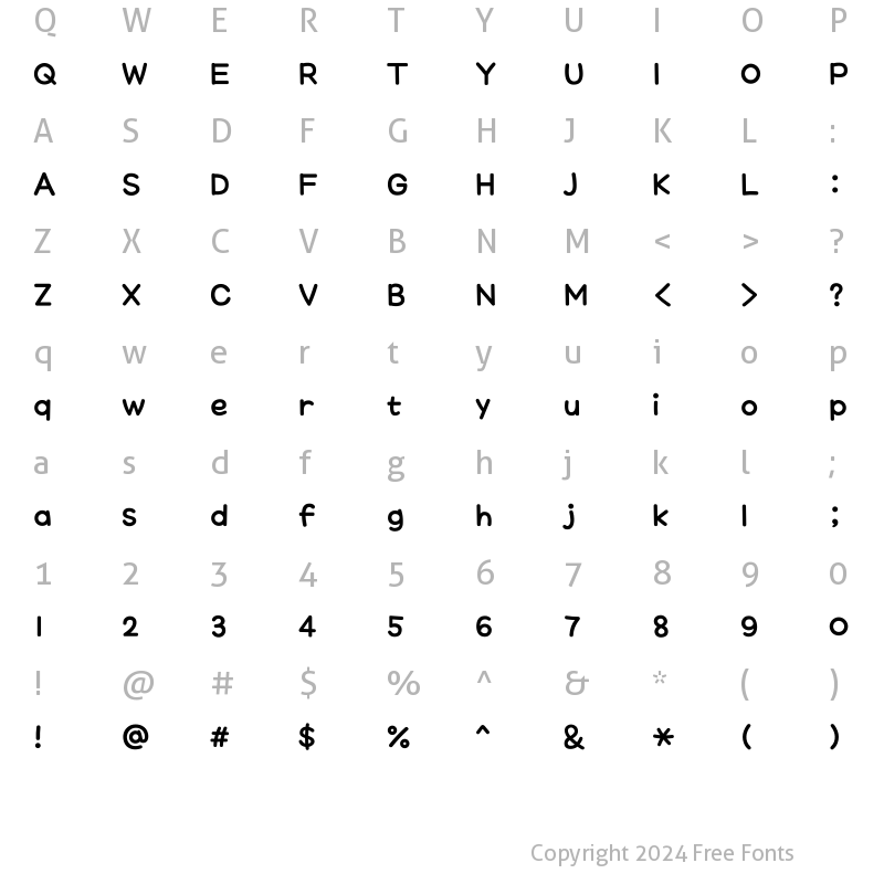 Character Map of Typo_DoranDoran EB