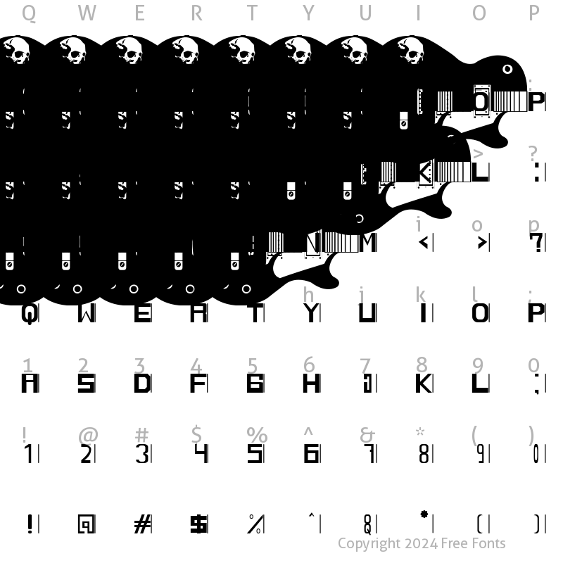 Character Map of ULTRA LES PAUL Regular