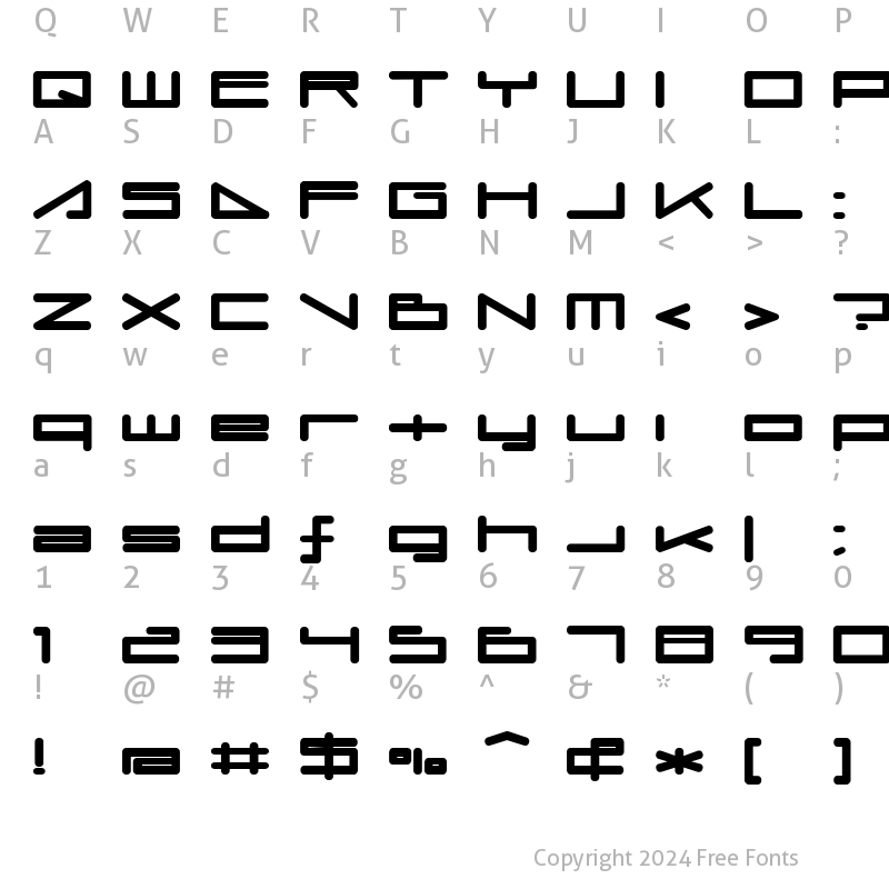 Character Map of umopMedium Regular