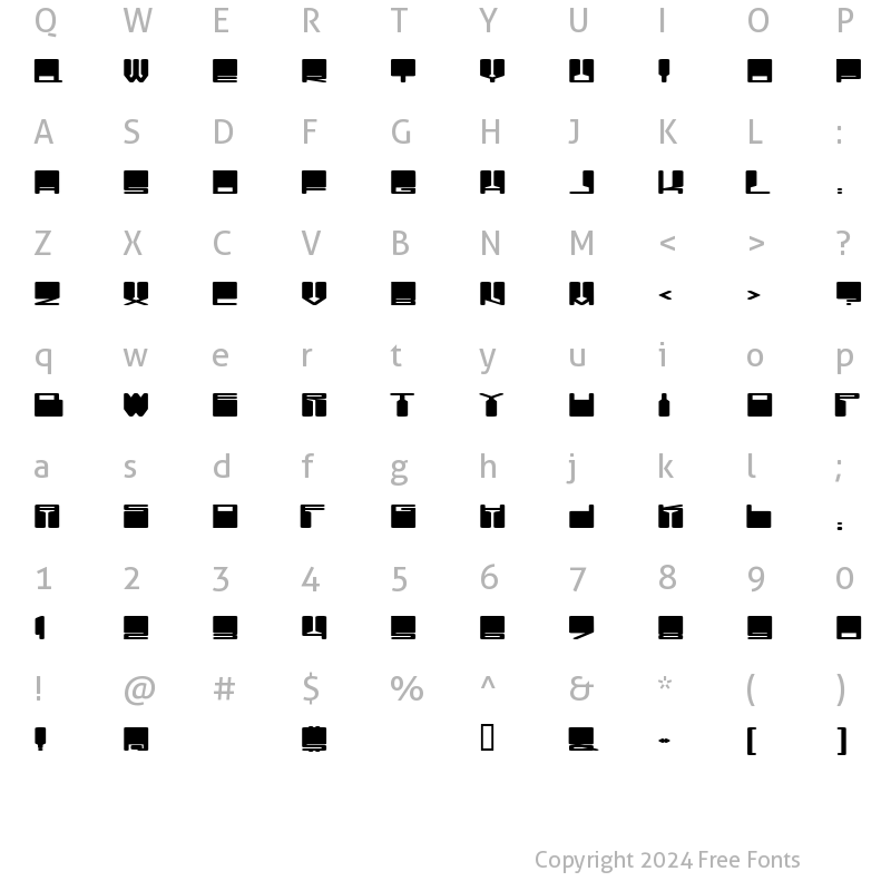 Character Map of Vanishing Boy Regular