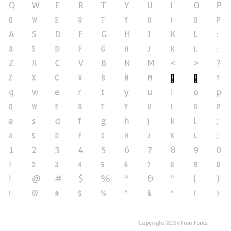 Character Map of VVD Golden Horn Lined