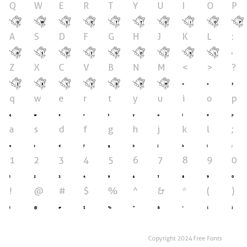 Character Map of WeddingBells Becker Normal