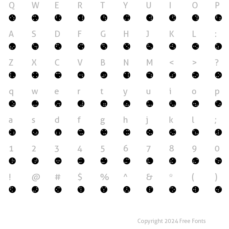 Character Map of Weird One-Negative Regular