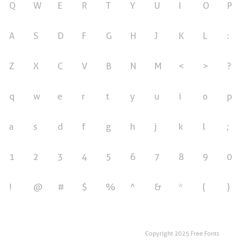 Character Map of Wiesbaden Swing Dingbats