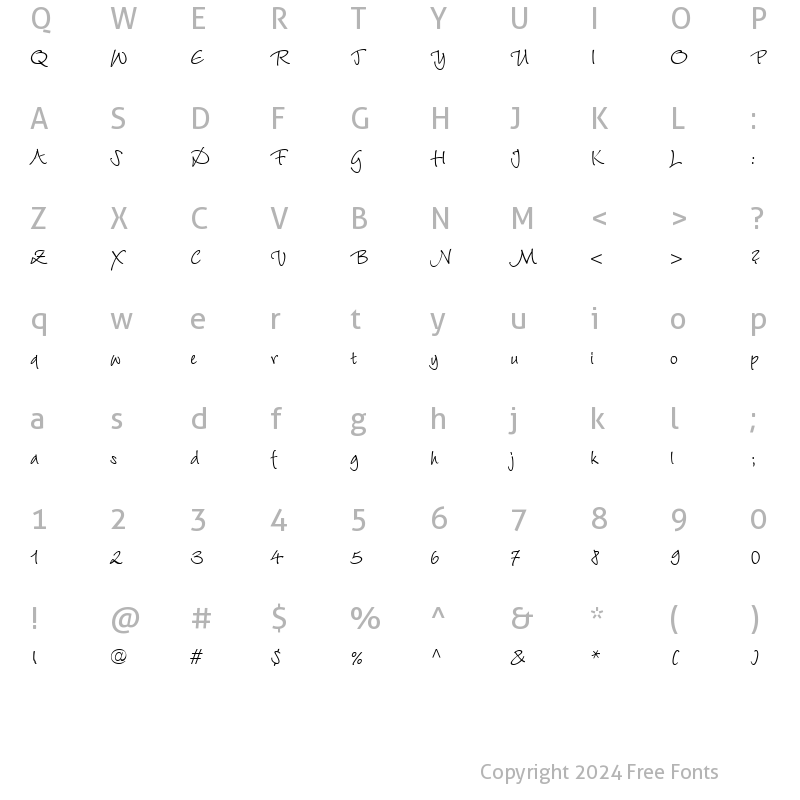 Character Map of WiesbadenSwingRoman Roman