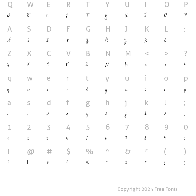Character Map of WIPMachoMan Regular